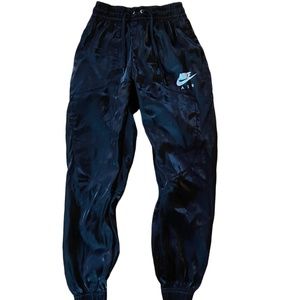 Nylon-feel Nike Air Black Joggers